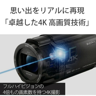 ソニー(SONY)のFDR-AX45A [4K対応]【FDRAX45AB】　3台(ビデオカメラ)