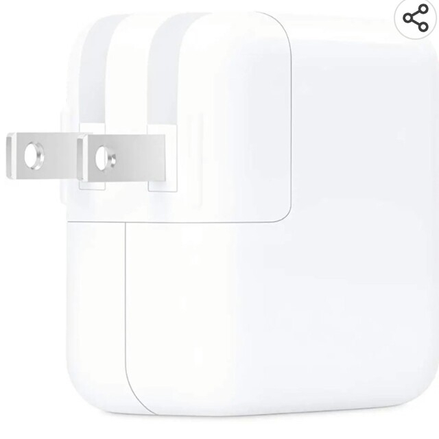 Mac (Apple)(マック)のAPPLE 30W USB-C電源アダプタ MY1W2AM/A スマホ/家電/カメラのPC/タブレット(PC周辺機器)の商品写真