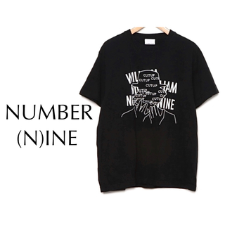 ナンバーナイン(NUMBER (N)INE)のNUMBER(N)INE【美品】ロゴ プリント 半袖 コットン カットソー(Tシャツ/カットソー(半袖/袖なし))