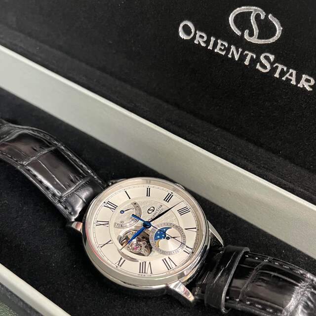 ORIENT(オリエント)のオリエントスター メカニカルムーンフェイズ メンズの時計(腕時計(アナログ))の商品写真