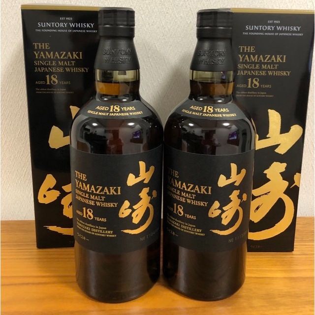 公式の サントリー - サントリー 山崎18年 700ml 2本 ウイスキー 公式の サントリー - サントリー 山崎18年 700ml 2本 ウイスキー