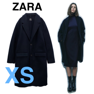 ザラ(ZARA)のZARA ポケット付きオーバーサイズコート(ロングコート)