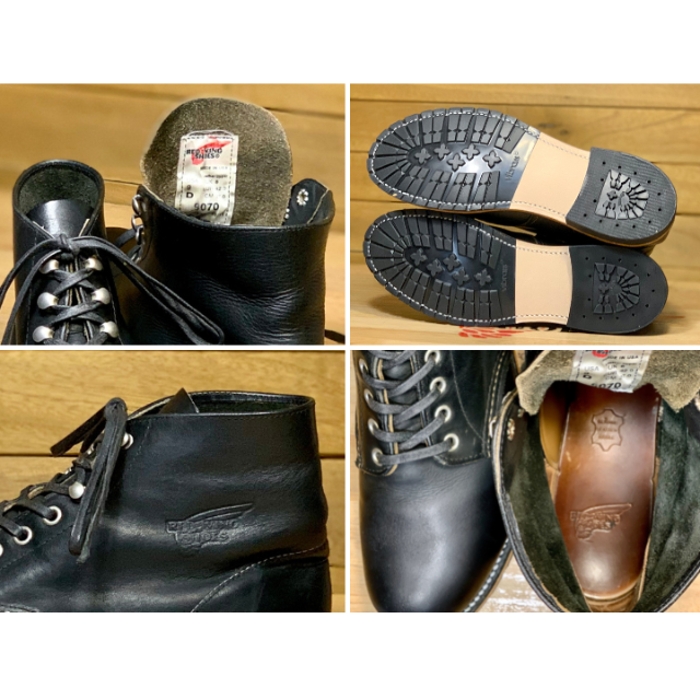 REDWING(レッドウィング)の9070良品9D／レッドウィングアイリッシュセッター黒ベックマン8165ブーツ メンズの靴/シューズ(ブーツ)の商品写真