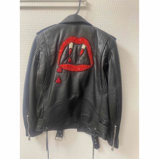 サンローラン(Saint Laurent)のSaintLaurent ブラッドラスターライダース　48(ライダースジャケット)