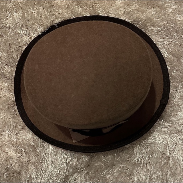 Ungrid(アングリッド)の新品未使用タグ付UngridアングリッドシルクウェルハットスクエアHATリボン レディースの帽子(ハット)の商品写真
