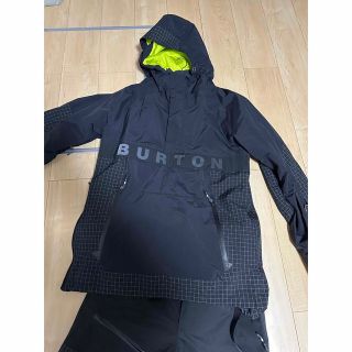 バートン(BURTON)のBurton スノボウェアセットアップ上下黒(マウンテンパーカー)