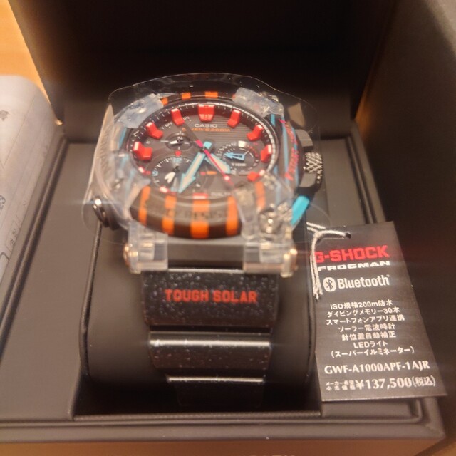 G-SHOCK(ジーショック)のフロッグマン ヤドクガエル GWF-A1000APF-1AJR メンズの時計(腕時計(デジタル))の商品写真