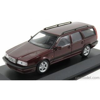 希少 1/43 ボルボ 850エステート 1994 メタリックダークレッド(ミニカー)