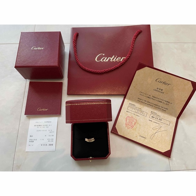 Cartier - ほぼ新品★カルティエ　トリニティリング　SM 50 ♯10