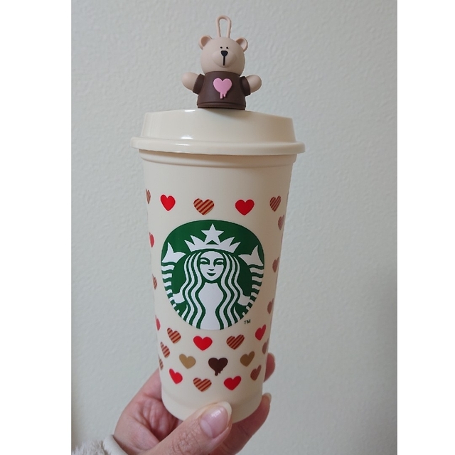 Starbucks(スターバックス)のスターバックス バレンタイン限定 リユーザブルカップ インテリア/住まい/日用品のキッチン/食器(タンブラー)の商品写真
