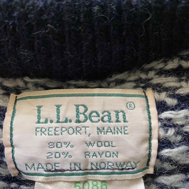 L.L.BEAN エルエルビーン バーズアイ ニット 在原みゆ紀着用