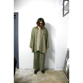 uru19aw ウールチェックショートジャケット