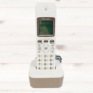 Pioneerパイオニア コードレス電話 増設子機 TF-EK36-W(その他)