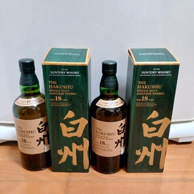 通販 人気】 サントリー - サントリー白州18年 700ml 2本セット ...