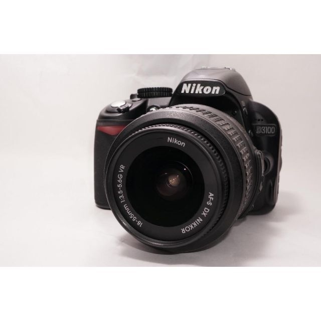 Nikon D3100 一眼レフカメラ バッテリー２個付 初心者向けガイド機能 | フリマアプリ ラクマ