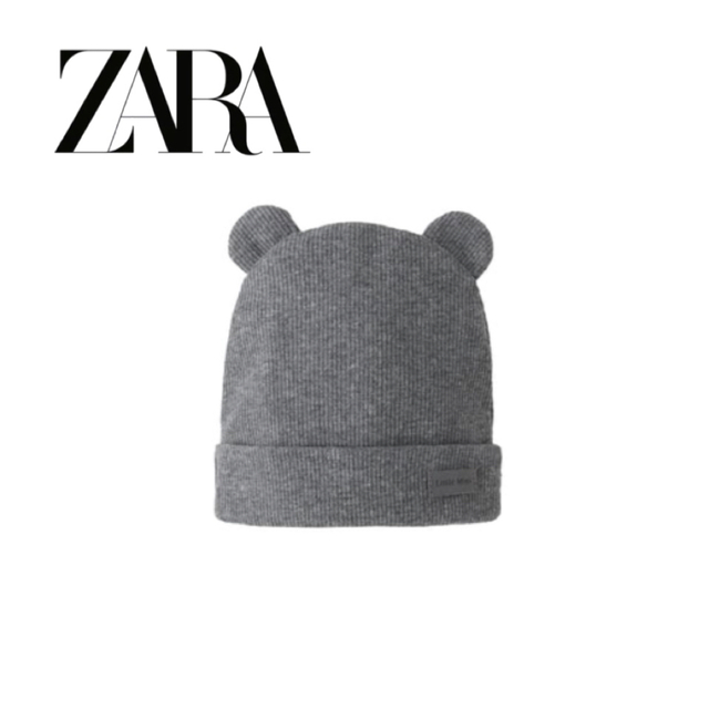 ZARA(ザラ)のZARA baby くま耳 ニット帽 ベビー キッズ/ベビー/マタニティのこども用ファッション小物(帽子)の商品写真