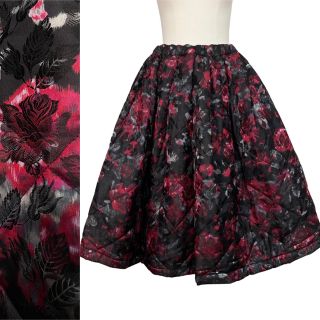 コム デ ギャルソン(COMME des GARCONS) 花柄スカート ロングスカート