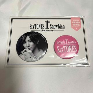 SixTONES 1周年記念グッズ 京本大我 缶バッジ(アイドルグッズ)