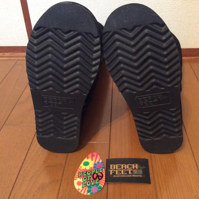【かなり美品♩】beach feet 本革 ロングムートンブーツ 6 23  レディースの靴/シューズ(ブーツ)の商品写真