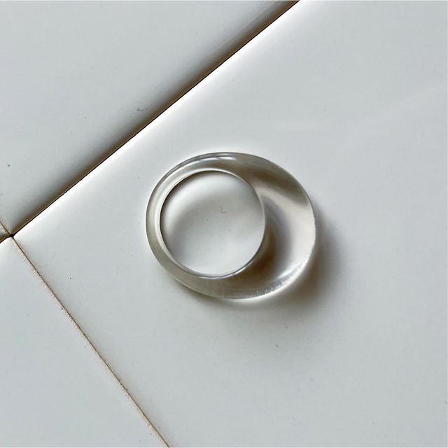 clear ring /変形 レディースのアクセサリー(リング(指輪))の商品写真