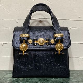 希少 GIANNI VERSACE ミニハンドバッグ サンバースト