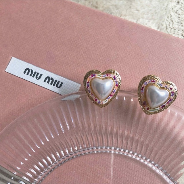 Heart pearl flower ring レディースのアクセサリー(リング(指輪))の商品写真