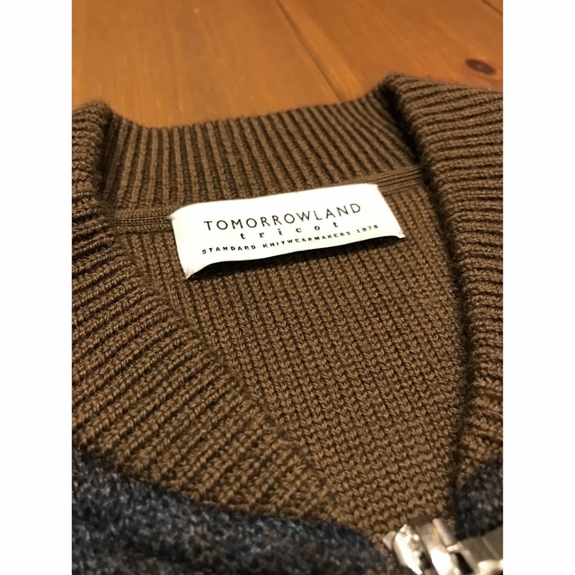 TOMORROWLAND(トゥモローランド)のtomorrowlandtricot ニットブルゾン カーディガン ジップアップ メンズのジャケット/アウター(ブルゾン)の商品写真