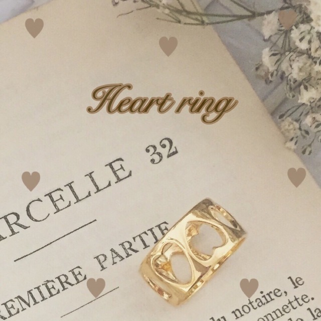 Open heart ring レディースのアクセサリー(リング(指輪))の商品写真