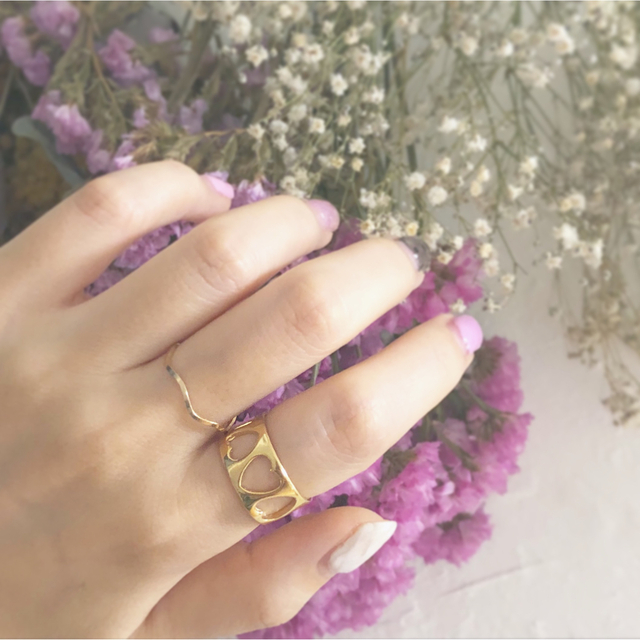 Open heart ring レディースのアクセサリー(リング(指輪))の商品写真