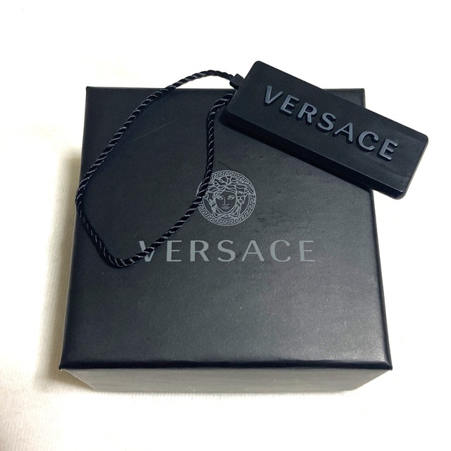 VERSACE(ヴェルサーチ)のversace エングレイブド グリークキー リング メンズのアクセサリー(リング(指輪))の商品写真