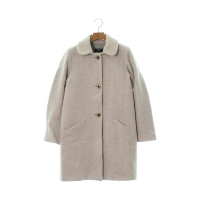 A.P.C. アーペーセー ステンカラーコート XS ベージュ 【古着】【中古