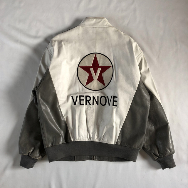 ART VINTAGE(アートヴィンテージ)の【80s vintage】レザーレーシングジャケット　ペプシ　VERNOVE メンズのジャケット/アウター(レザージャケット)の商品写真