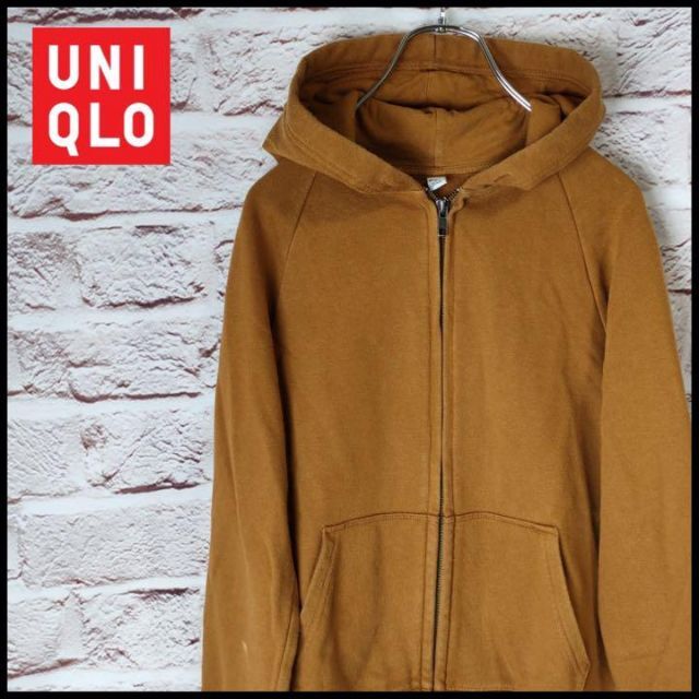 UNIQLO(ユニクロ)のUNIQLO　パーカー　フルジップアップパーカー　シンプル　両ポケット レディースのトップス(パーカー)の商品写真