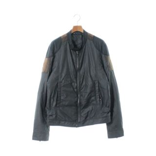 ドルチェアンドガッバーナ(DOLCE&GABBANA)のDOLCE&GABBANA ライダース -(XL位) グレー 【古着】【中古】(ライダースジャケット)