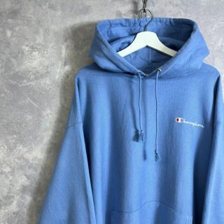 チャンピオン(Champion)のチャンピオン リバースウィーブ 水色 パーカー ビッグサイズ 3XL(パーカー)