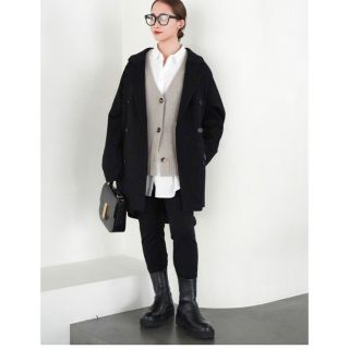 ドゥーズィエムクラス(DEUXIEME CLASSE)のdeuxieme classe Warm zip レギンスパンツ　36 美品(レギンス/スパッツ)