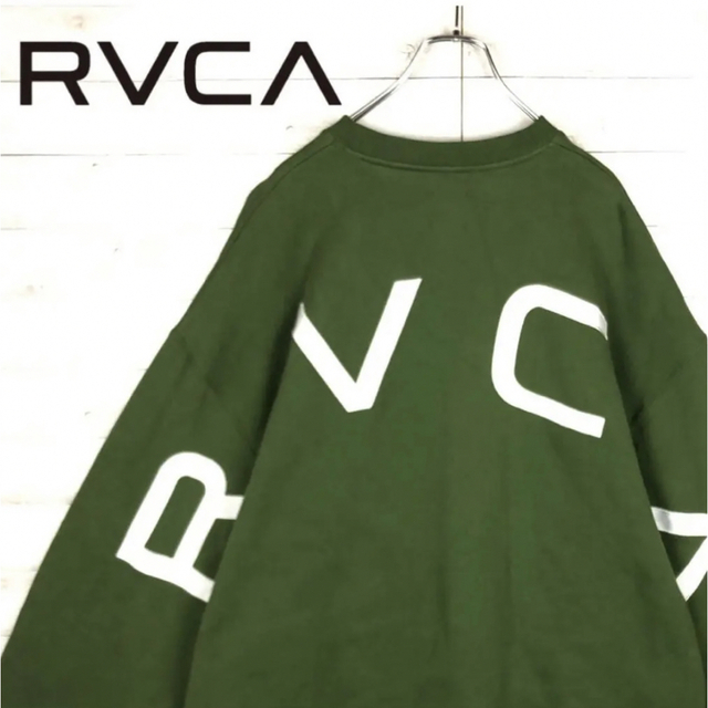 RVCA アームロゴ スウェット トレーナー