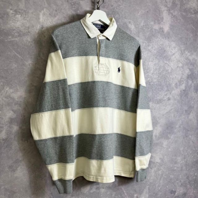 Ralph Lauren - ラルフローレン 90s 長袖ポロシャツ ラガーシャツ