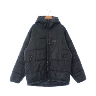 パタゴニア(patagonia)のpatagonia パタゴニア ダウンジャケット/ダウンベスト M 黒 【古着】【中古】(ダウンジャケット)