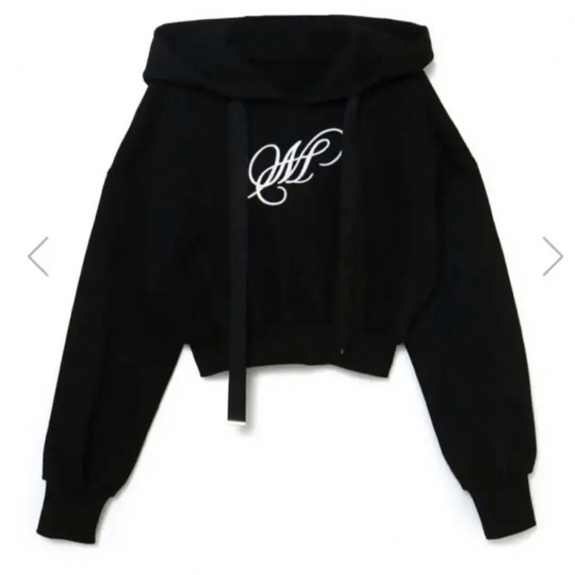 Bubbles(バブルス)のmelt the lady ”M” short hoodie black レディースのトップス(パーカー)の商品写真