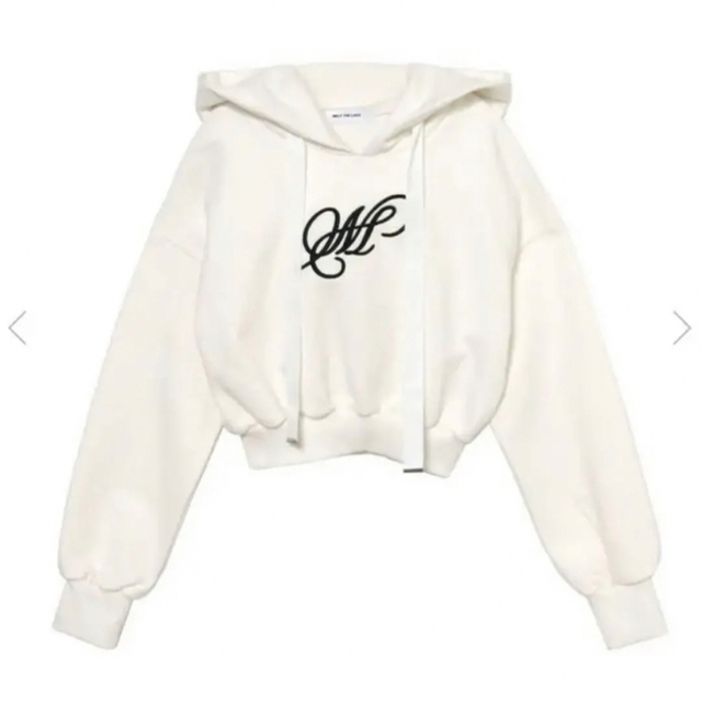 melt the lady ”M” short hoodie