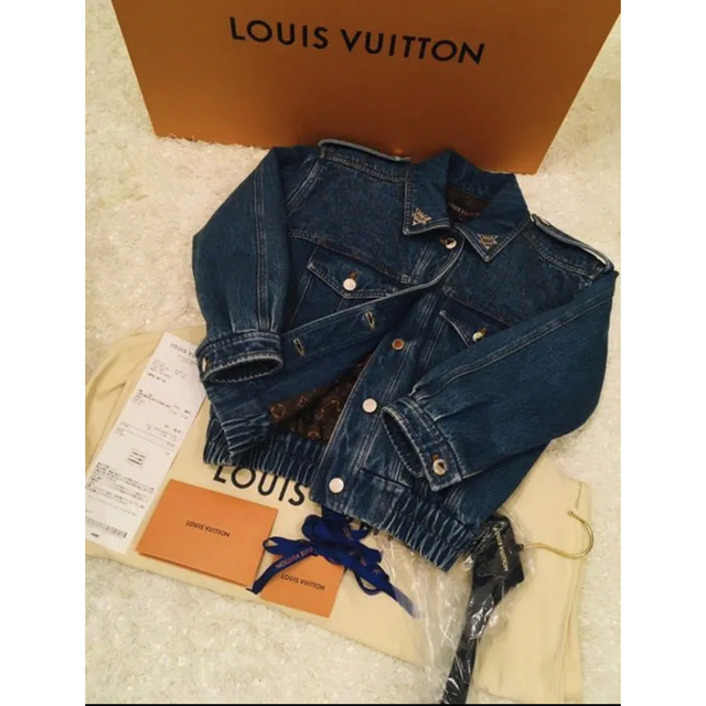 LOUIS VUITTON - LOUIS VUITTONヴィトンデニムジャケットキルテッド
