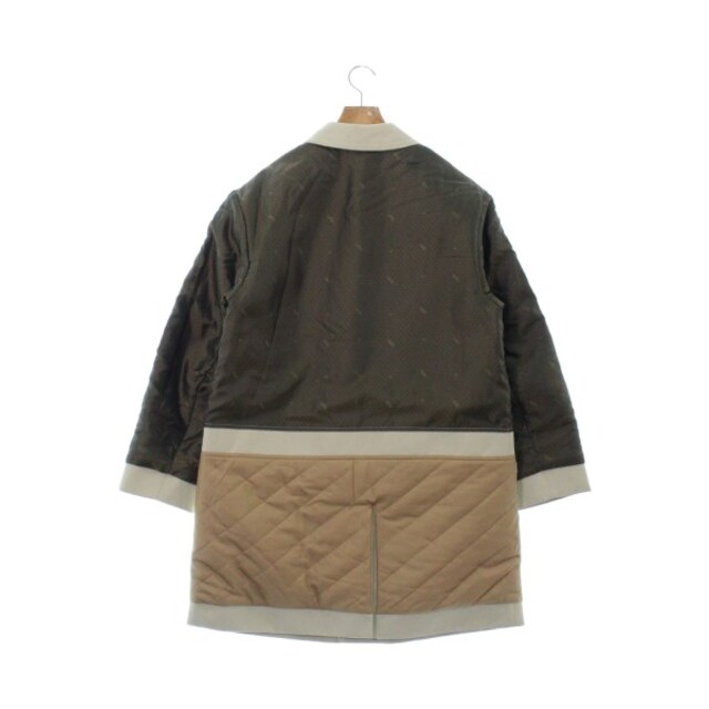 FENDI フェンディ コート(その他) 44(S位) カーキxベージュ FENDI フェンディ コート(その他) 44(S位) カーキxベージュ