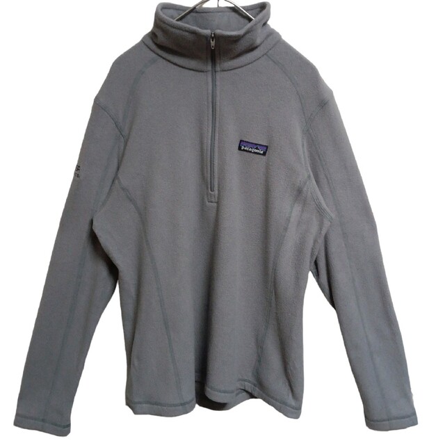 patagonia パタゴニアフリース　ハーフジップ　グレー　メンズM 1