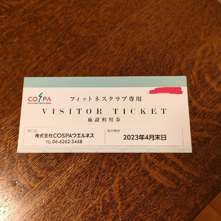 コ・ス・パ　ビジターチケット　2枚(その他)
