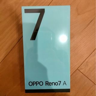 オッポ(OPPO)の新品未開封　OPPO Reno7 a　オッポ(スマートフォン本体)