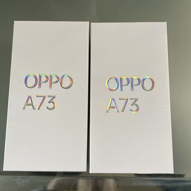 OPPOA73 ネイビーブルー×2台　新品未開封品
