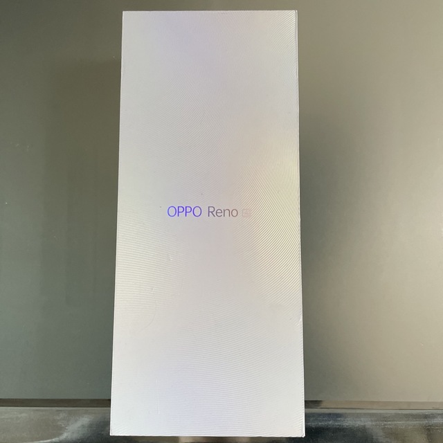 OPPO(オッポ)のOPPO スマートフォン RENO A 64GB ブルー　中古品　美品 スマホ/家電/カメラのスマートフォン/携帯電話(スマートフォン本体)の商品写真