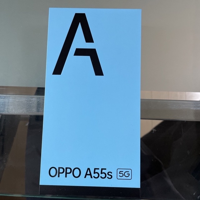 スマートフォン携帯電話OPPO OPPO A55s 5G A102OP ブラック　未使用品