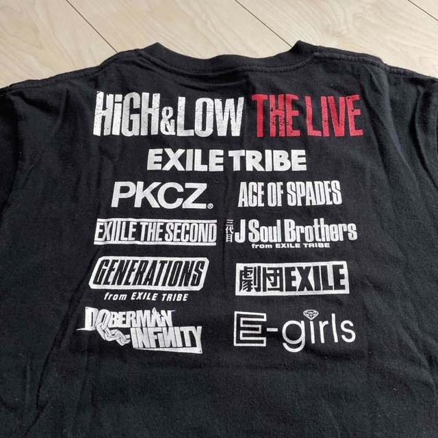 EXILE(エグザイル)のEXILE ツアーTシャツ H iGH&LOW   Mサイズ エンタメ/ホビーのタレントグッズ(ミュージシャン)の商品写真